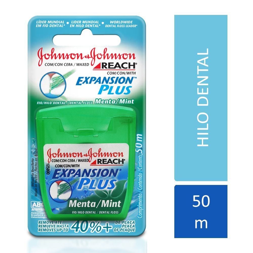 Hilo Dental Con Menta Expansión Plus 50 mt