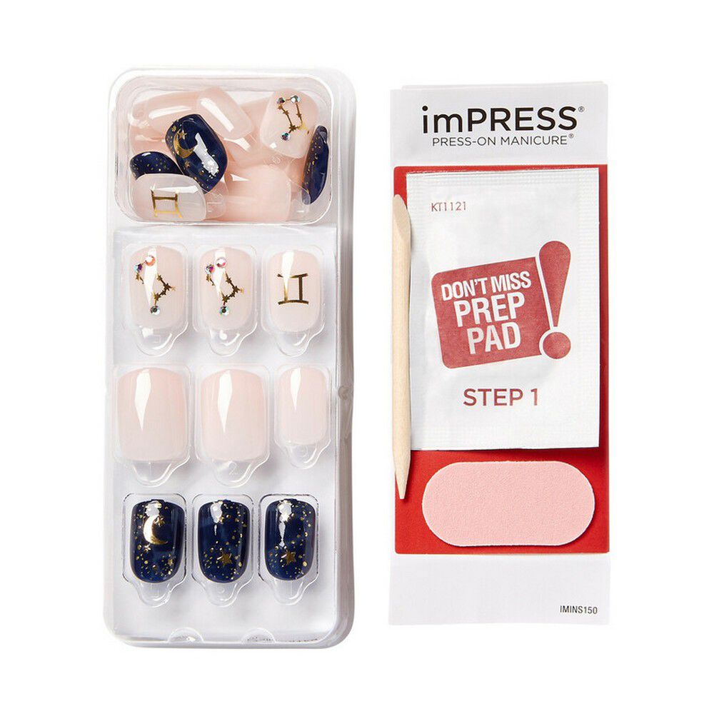 New-Impress-Colección-Zodiaco-Géminis-Press-On-Manicure-30-Unidades-imagen-2