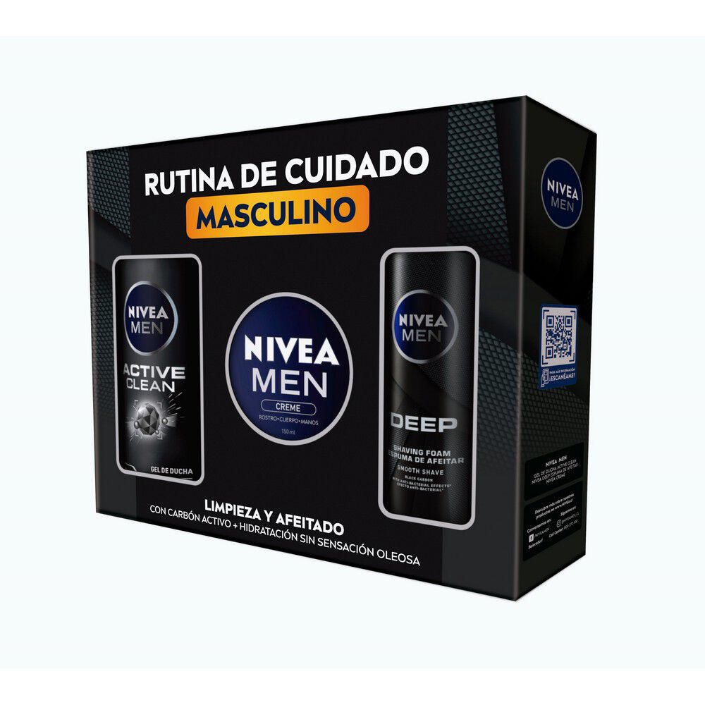 Pack-Espuma-de-Afeitar-+-Gel-de-Ducha-+-Crema-imagen-2