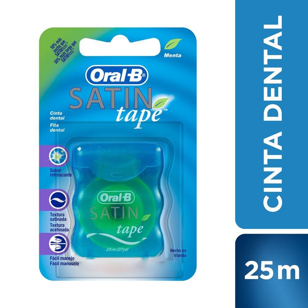 Cinta Dental Satin Tape Menta 25 m