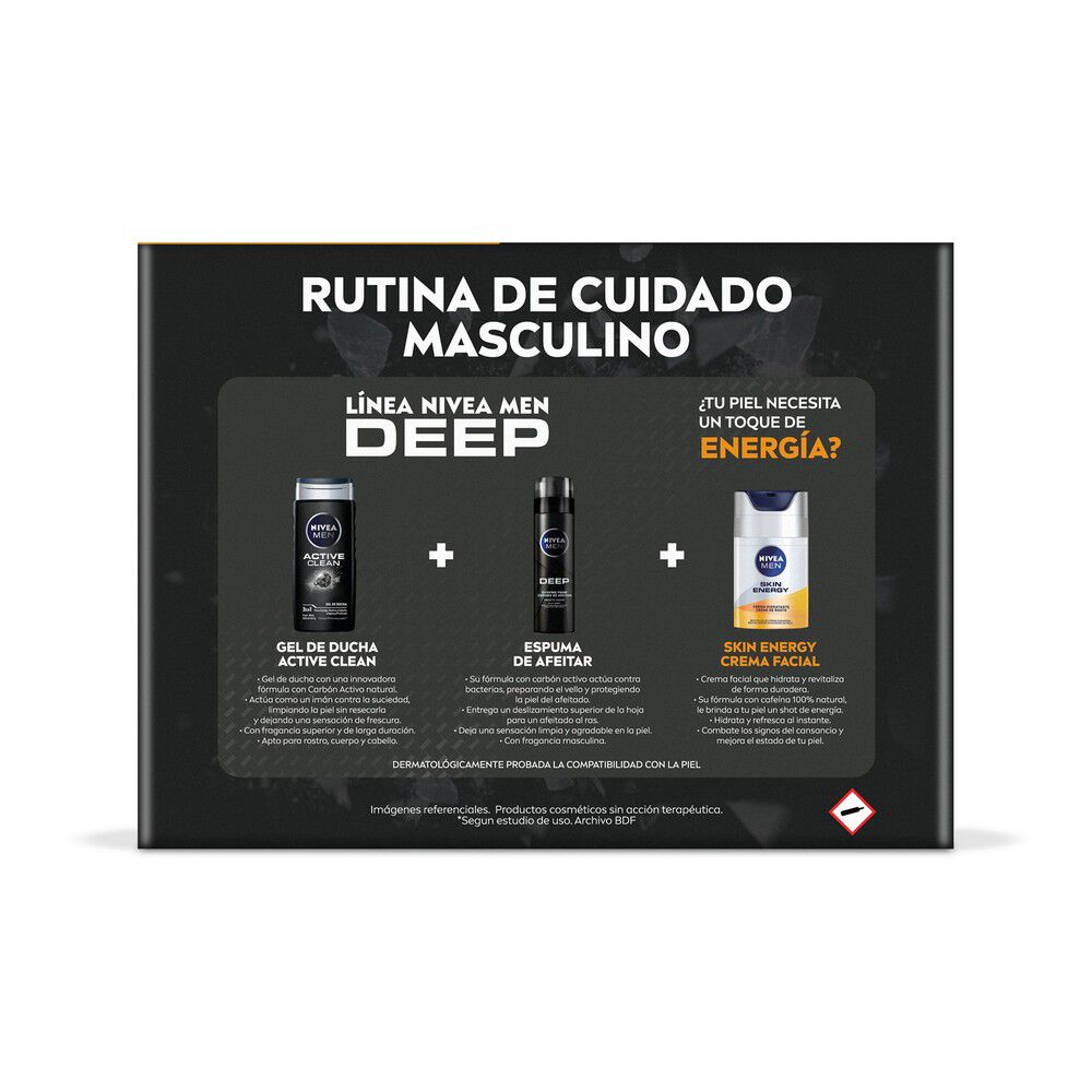 Pack-Men-Gel-de-Ducha-Deep-250ml-+-Espuma-de-Afeitar-Deep-200ml-+-Crema-Hidratante-Skin-Energy-50ml-imagen-3