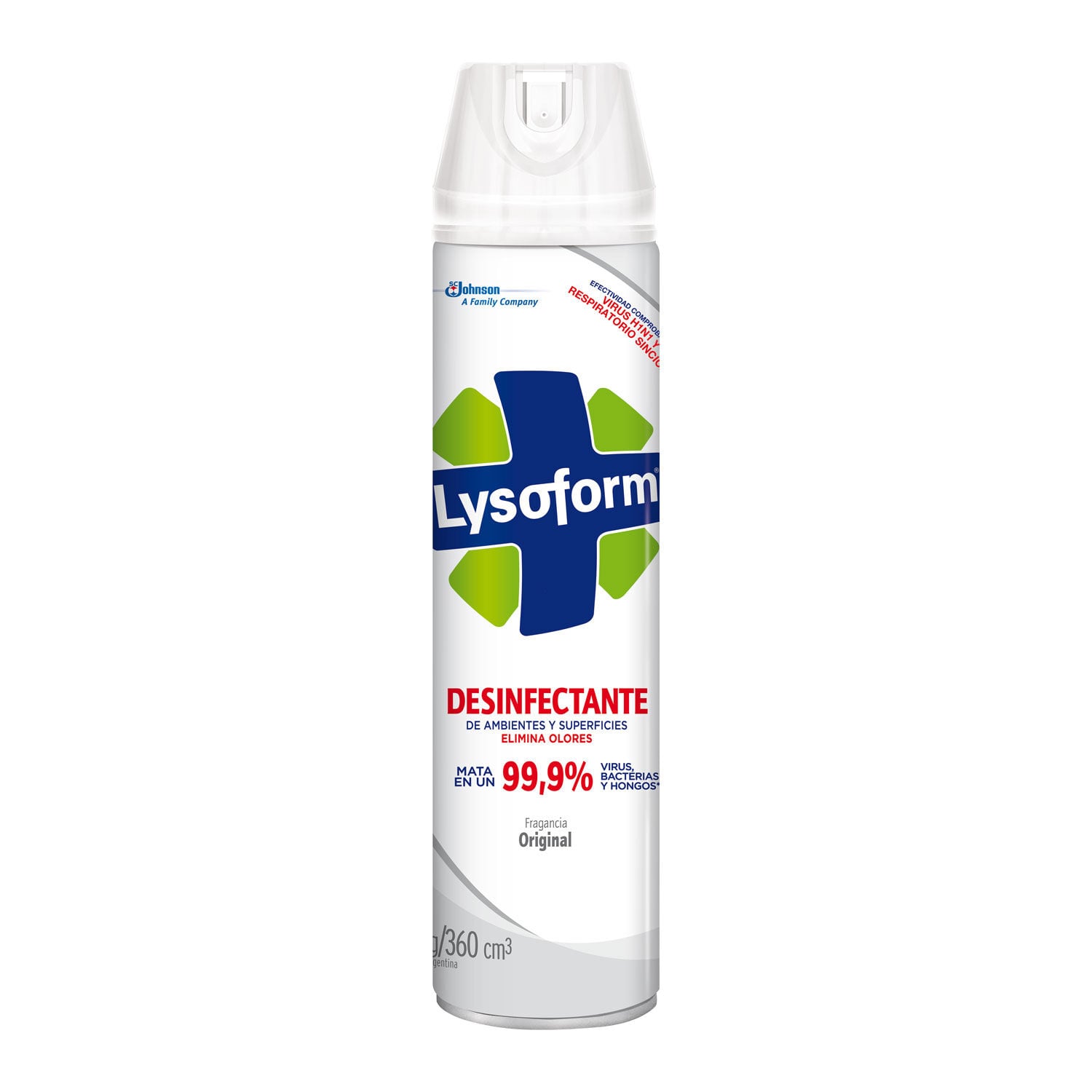 Desinfectante de Ambiente en Aerosol Fragancia Original 257 grs