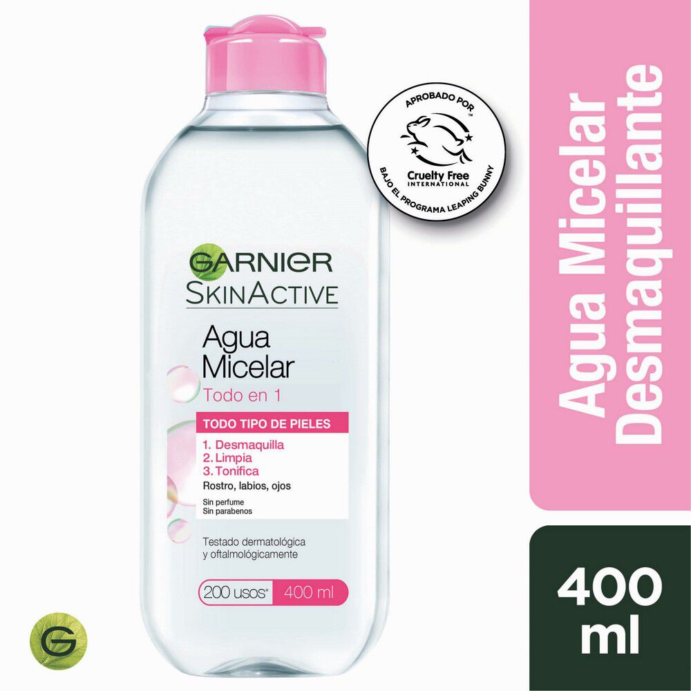 GARNIER Skin active agua micelar todo en 1 todo