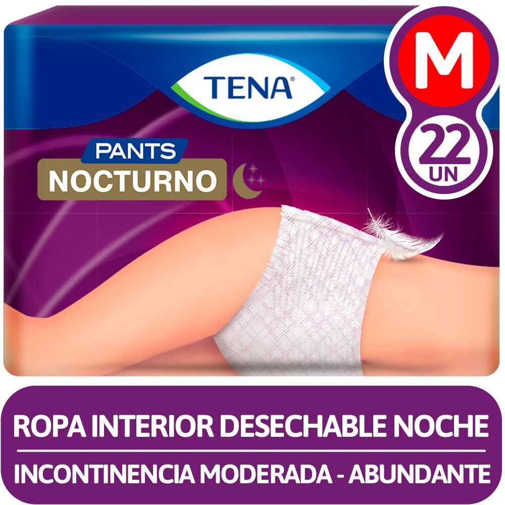Ropa Interior Desechable Nocturno Talla M 22 Un