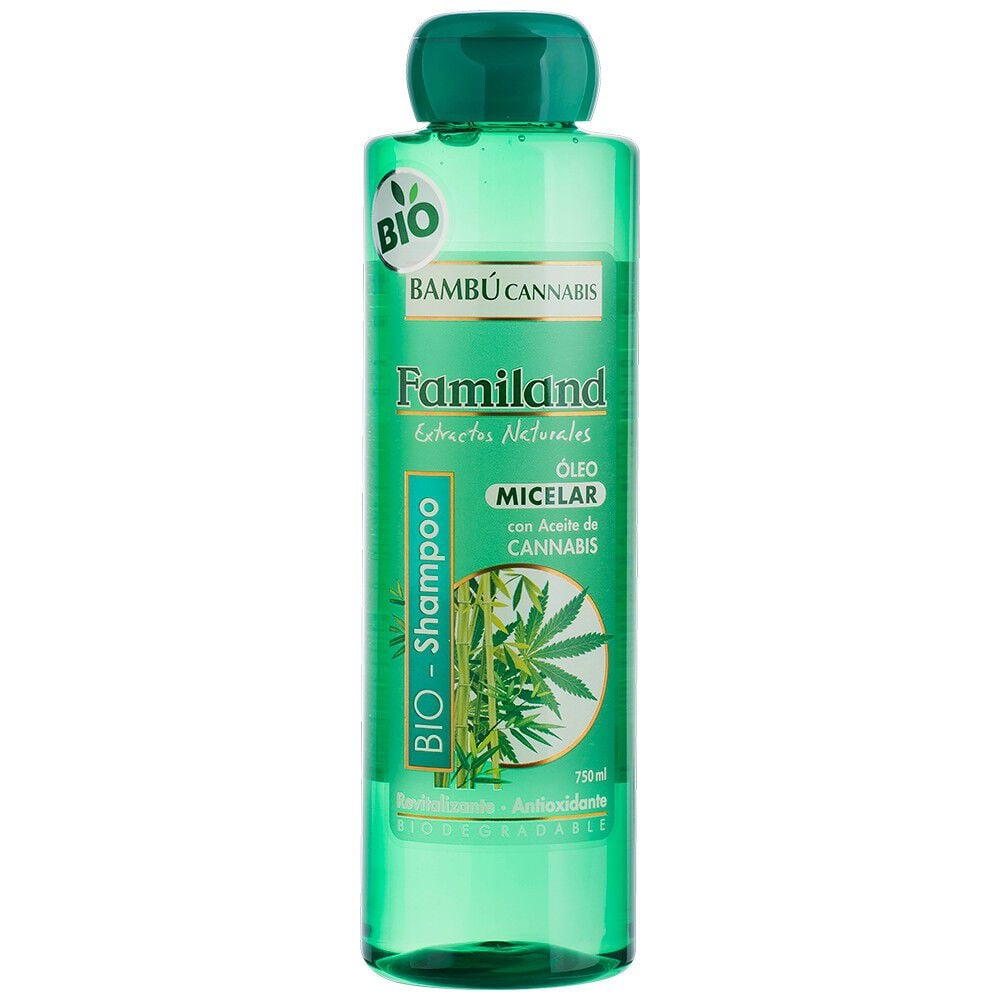 Bio Shampoo Bambu Cannabis Oleo Micellar Revitalizante Antioxidante 750 mL
