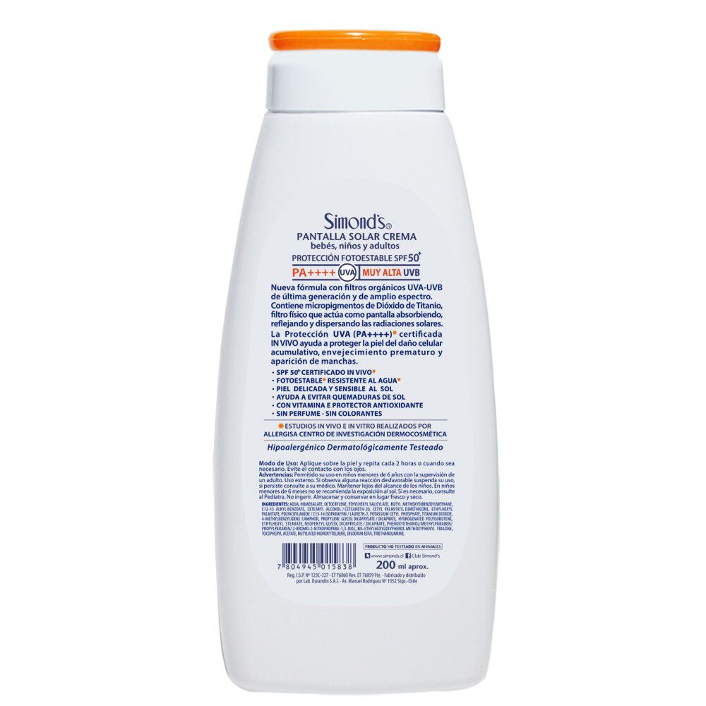 Pantalla-Solar-Bebes,-Niños-y-Adultos-Fps50+-200-mL-imagen-2