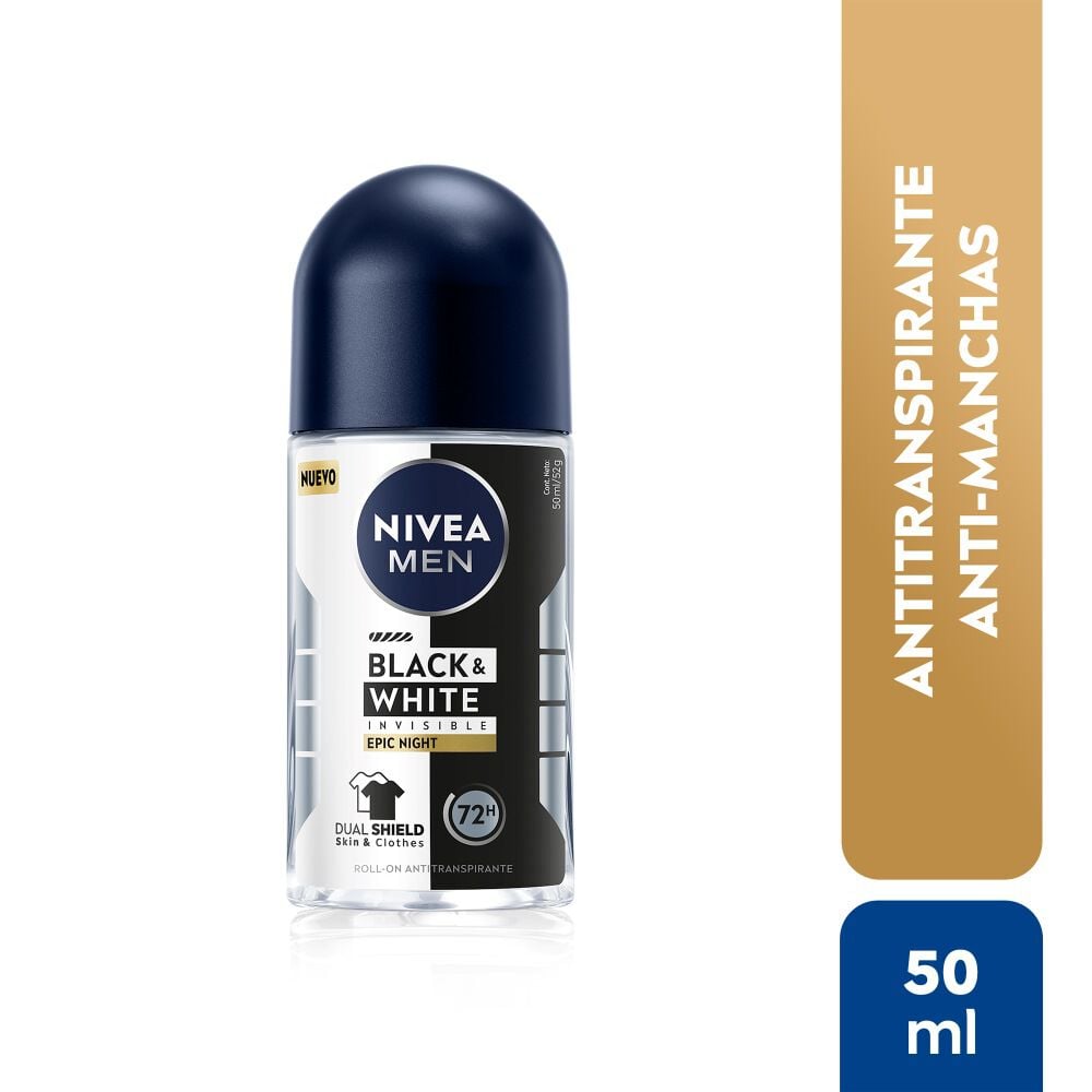 Black & White Epic Night Roll On Masculino 50Ml