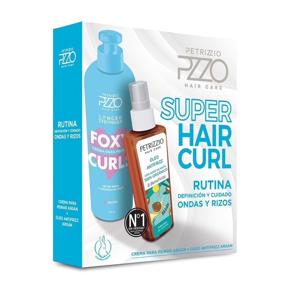 Set Super Hair Curl Crema De Peinar + Óleo
