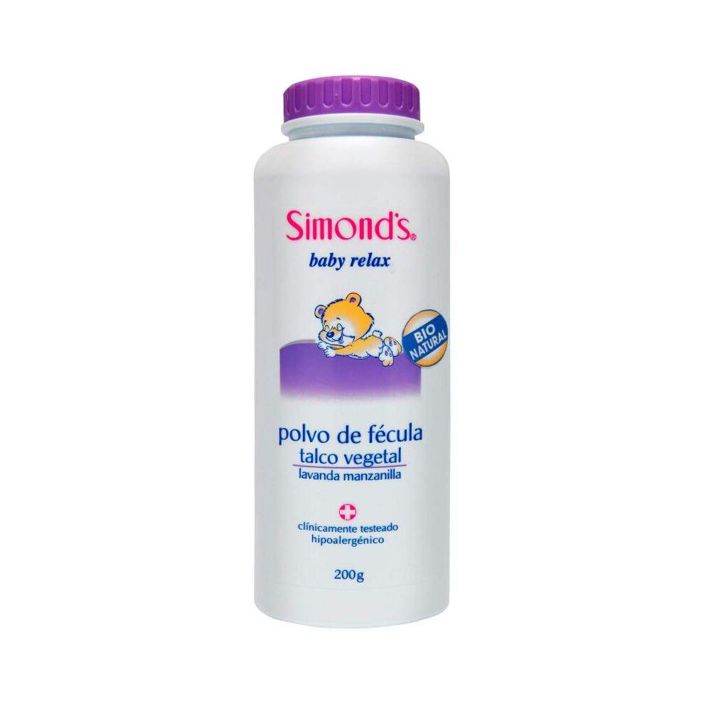 Baby Relax Talco Vegetal Lavanda Manzanilla 200 grs