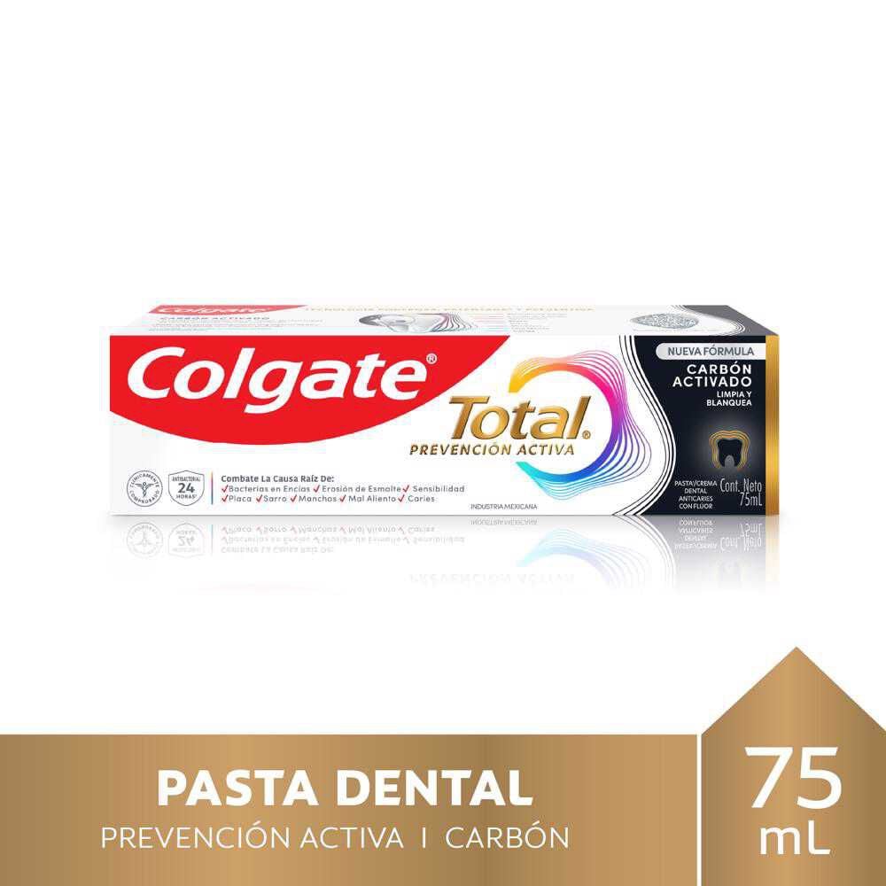 Pasta Dental Total 12 Charcoal 75ml