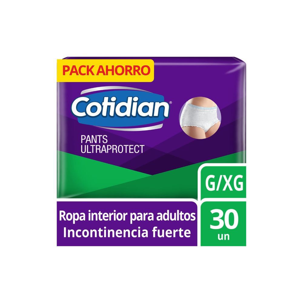 Ropa Interior desechable Ultraprotect talla G/XG x 30 unidades