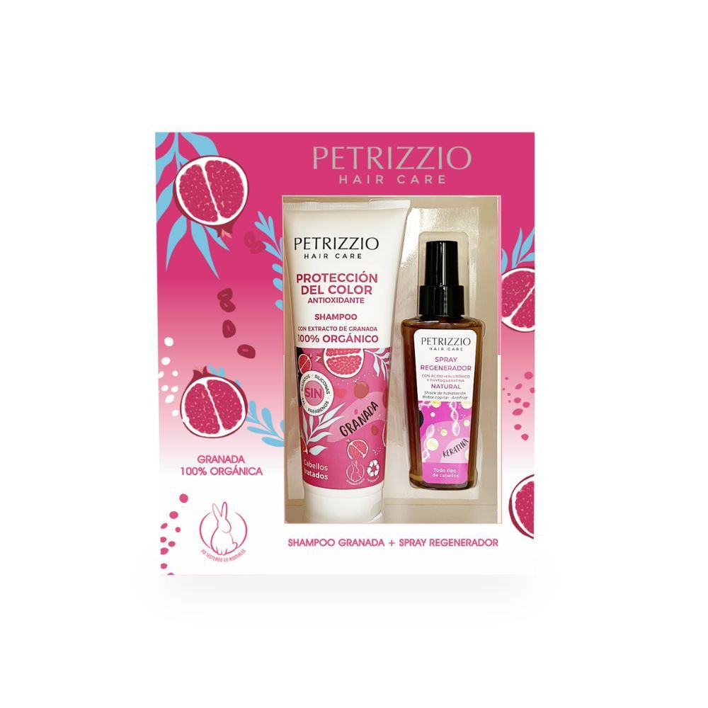 Set-Shampoo-Granada-220-ml-+-Spray-Keratina-100-ml-Hair-Care-imagen-2