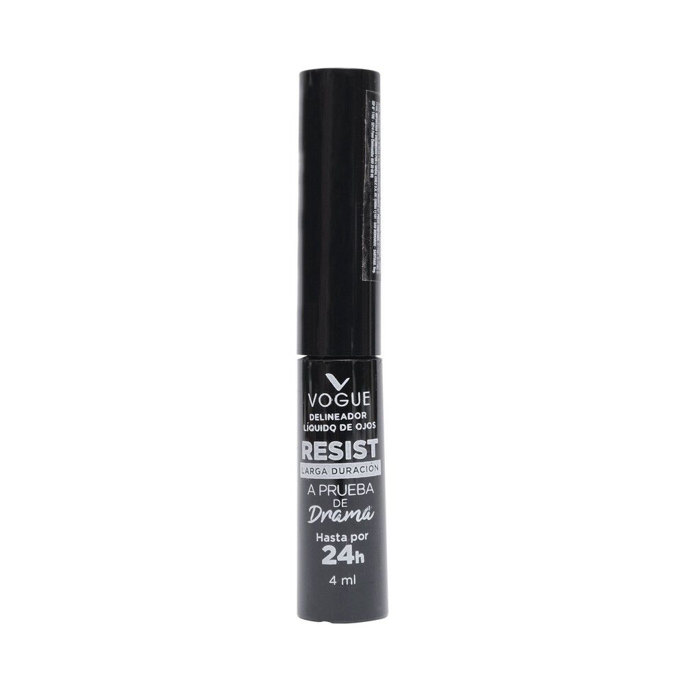 Delineador de Ojos Liquido Resist a Prueba de Drama Negro 4 mL