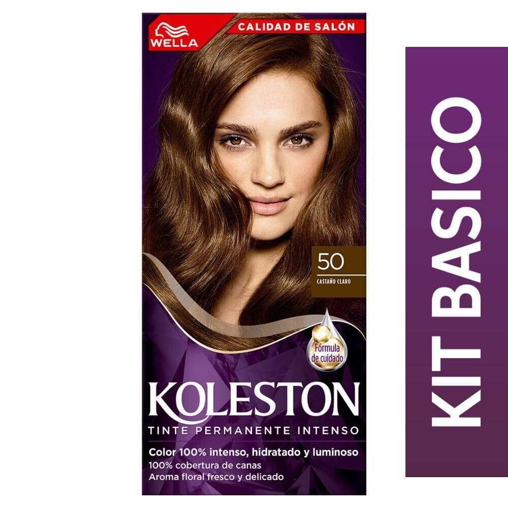 Coloracion Permanente Tintura de  100 mL Color Castaño Claro