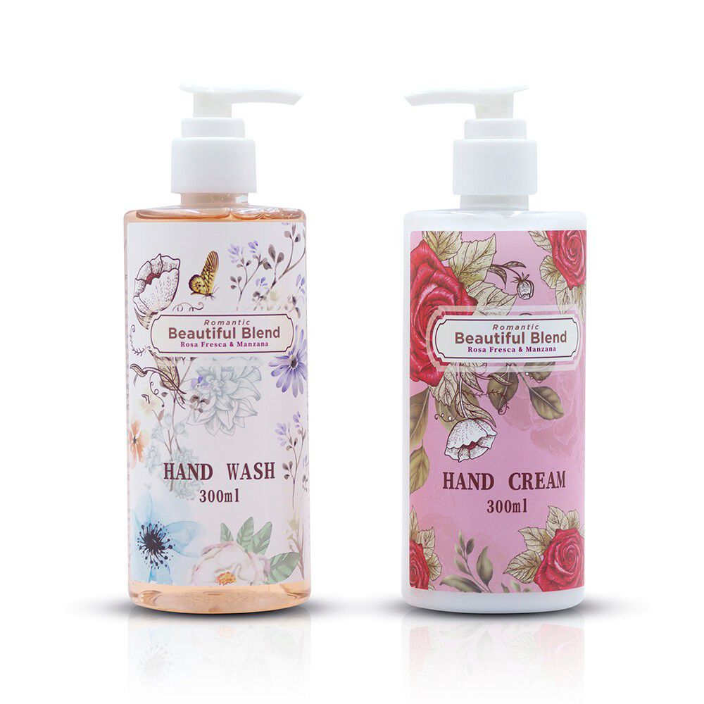 Romantic-Crema-de-Manos-300-mL-+-Jabón-Líquido-300-mL-imagen-2