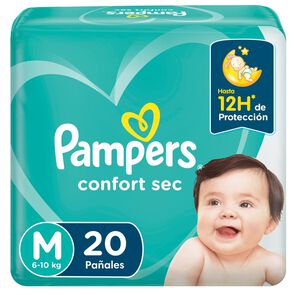 Pa&ntilde;al-Confort-Sec-M-(6-9.5-Kg)-Extra-Seco-Pods-X-20-imagen