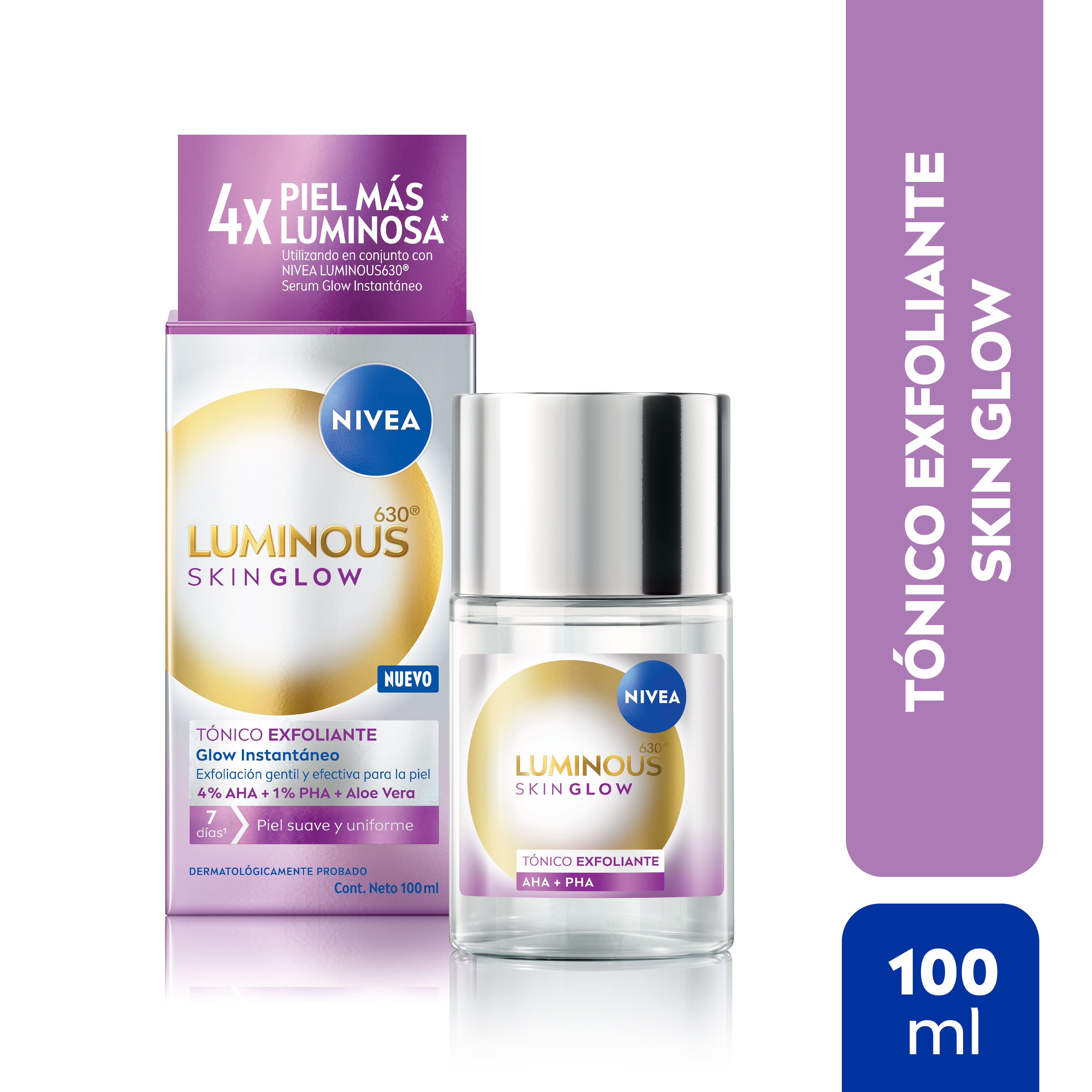 Tónico Exfoliante Luminous630 Skin Glow Skin Instantáneo 100 ml