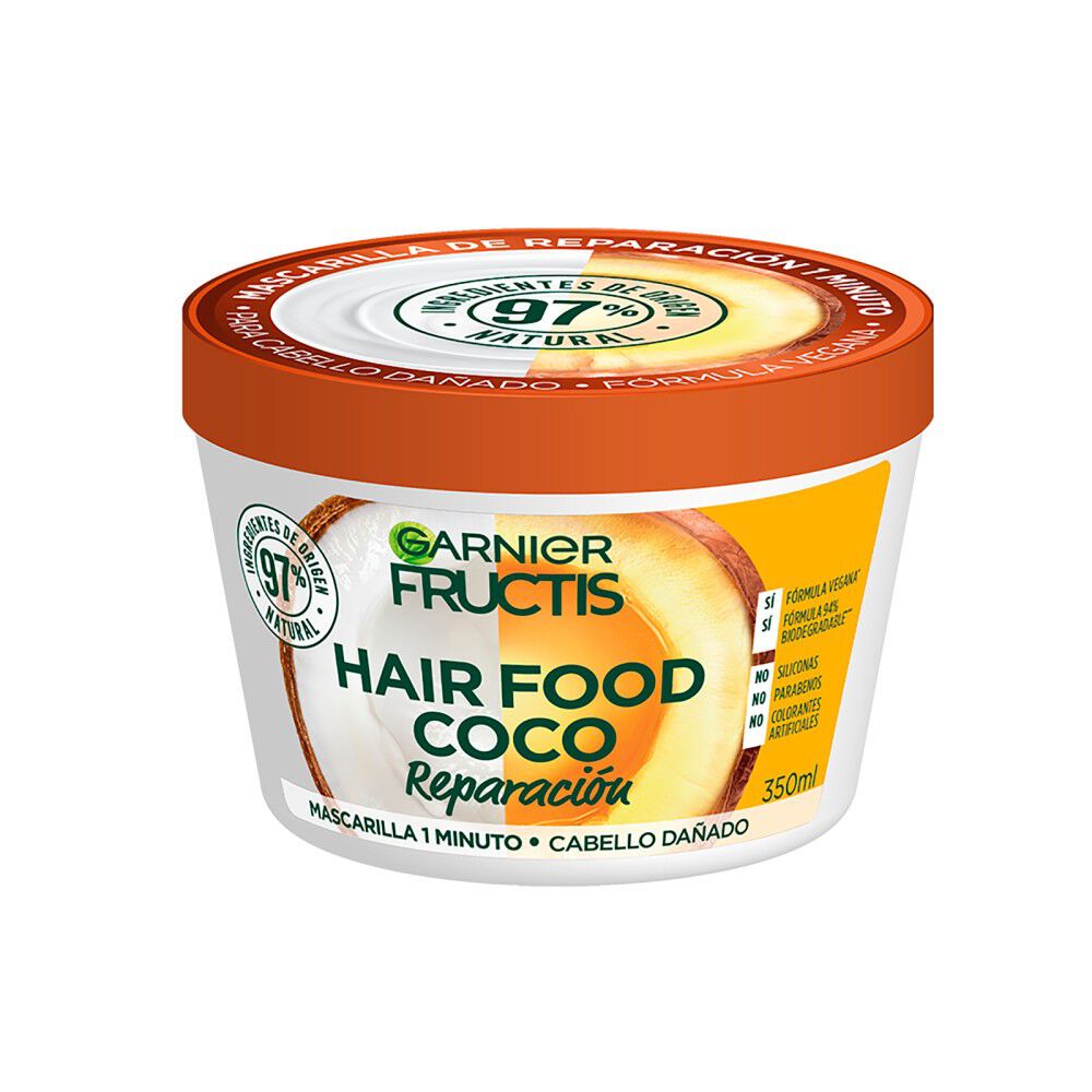 Garnier-Hair-Food-Coco-Mascarilla-de-Reparación-1-Minuto-350-mL-imagen-2