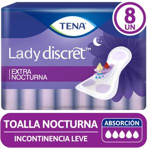 Toalla-para-Incontinencia-Urinaria-Nocturna-Súper-Absorbente-largo-8-unidades-imagen