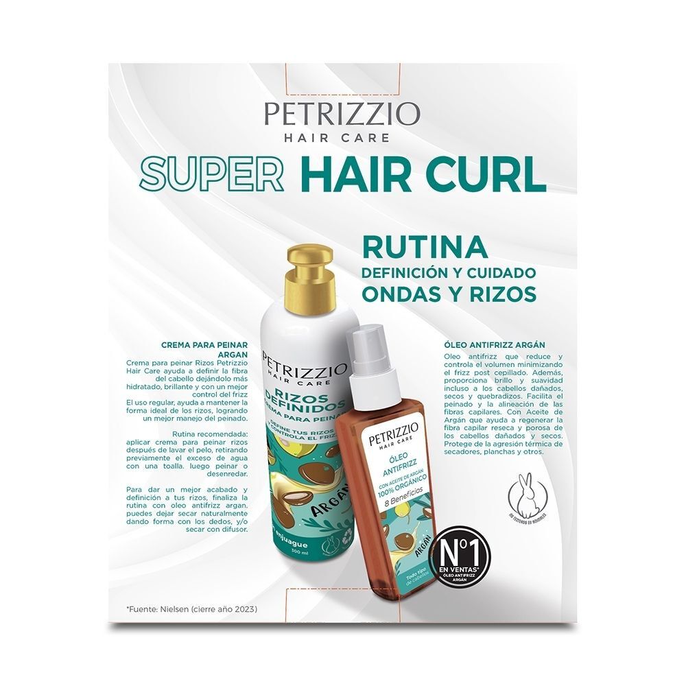 Set-cuidado-ondas-y-rizos-crema-para-peinar-+-óleo-anti-frizz-imagen-3
