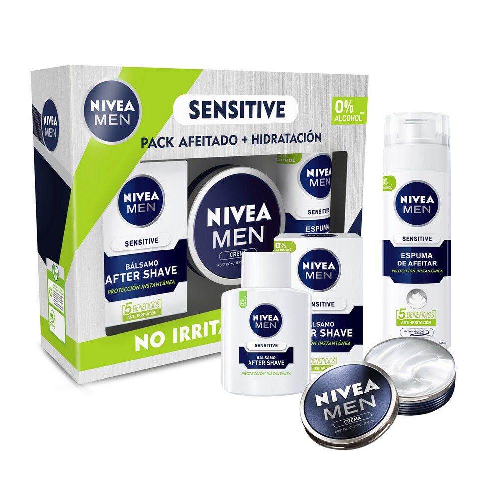 Pack-NIVEA-Men-Sensitive-Bálsamo-After-Shave-100-mL-+-Espuma-de-Afeitar-200-mL-+-Crema-hidratante-150-mL-imagen-3