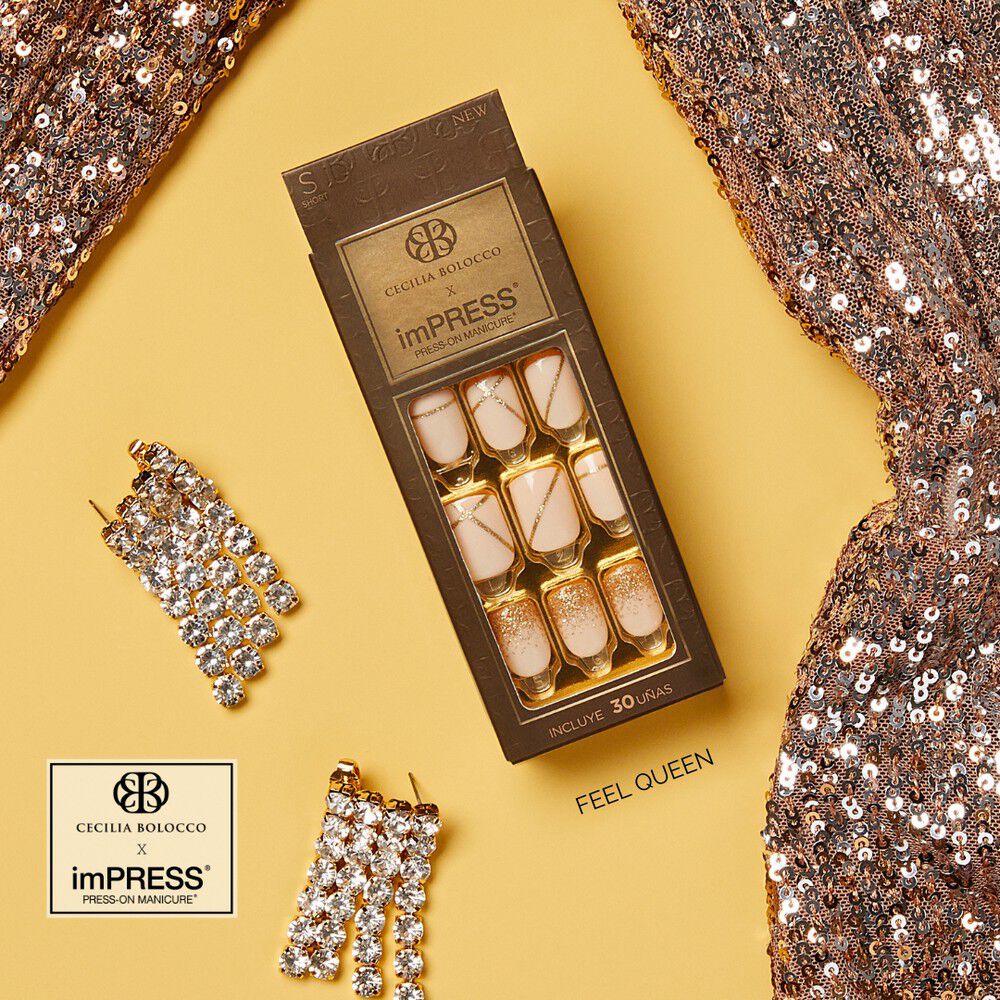 Uñas Impress Cecilia Bolocco - Feel Queen