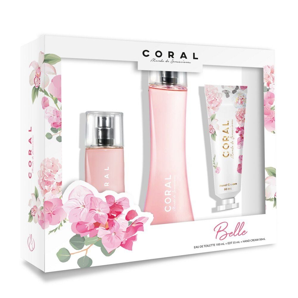 Set Belle 100ml + 55ml Edt + Crema de manos 50ml