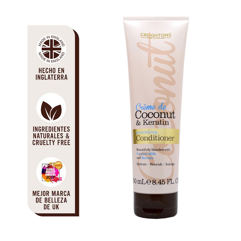 Acondicionador Hidratante Creme De Coconut & Keratin Moisturising 250 mL image number null