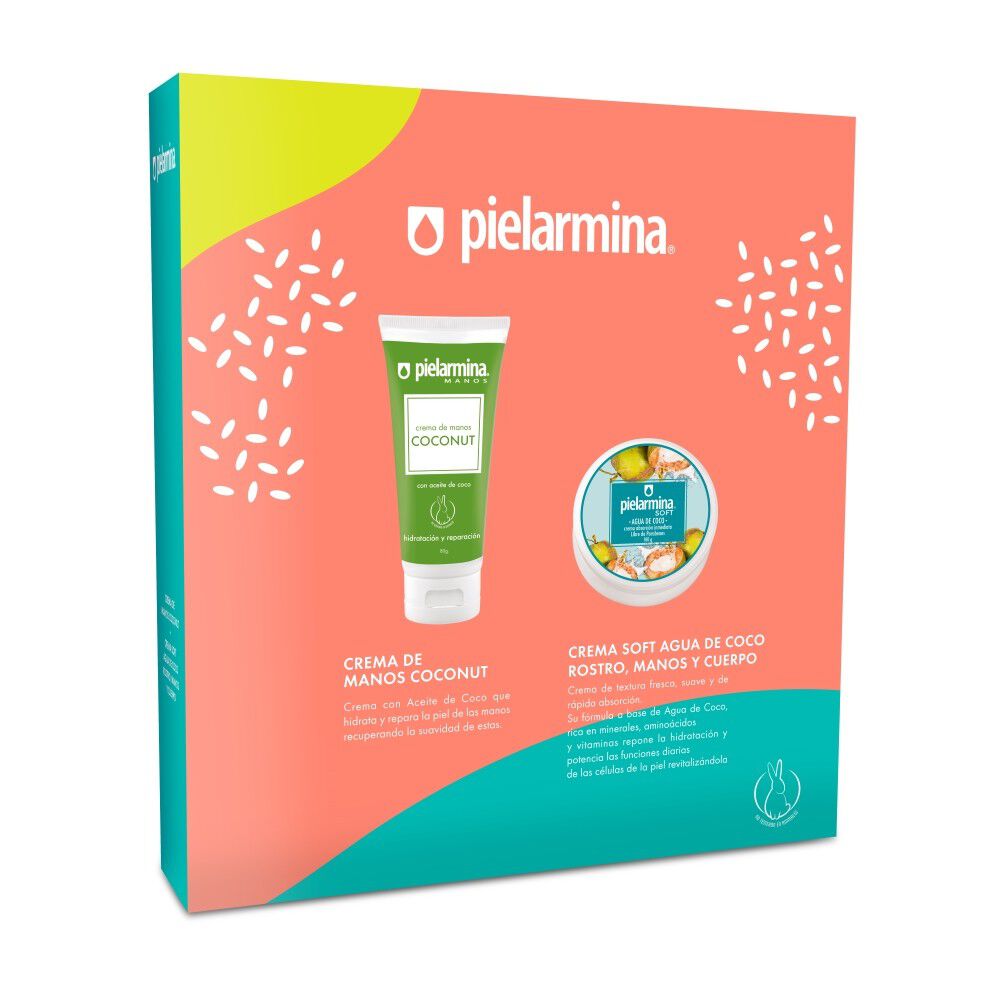 Crema de Manos Coconut 80 grs + Crema Soft Agua de Coco 100 grs image number null