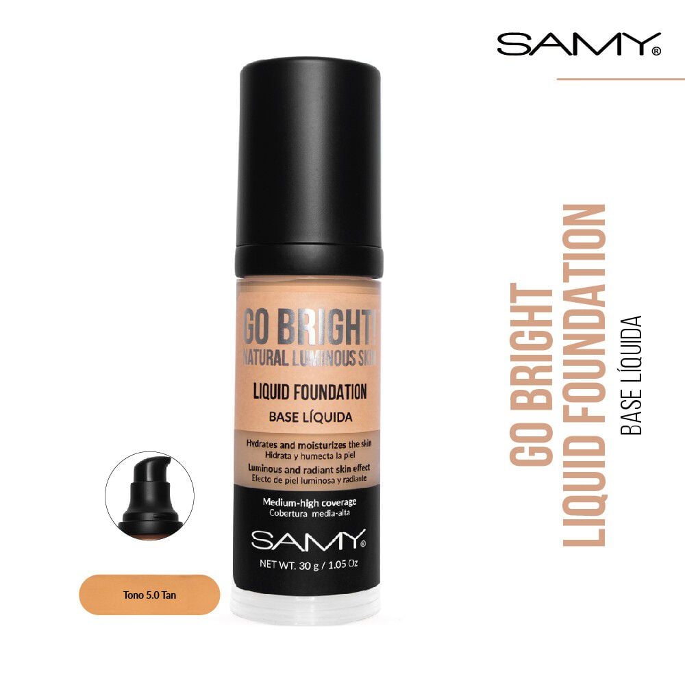 Base Líquida Go Bright 30G 5.0 Tan