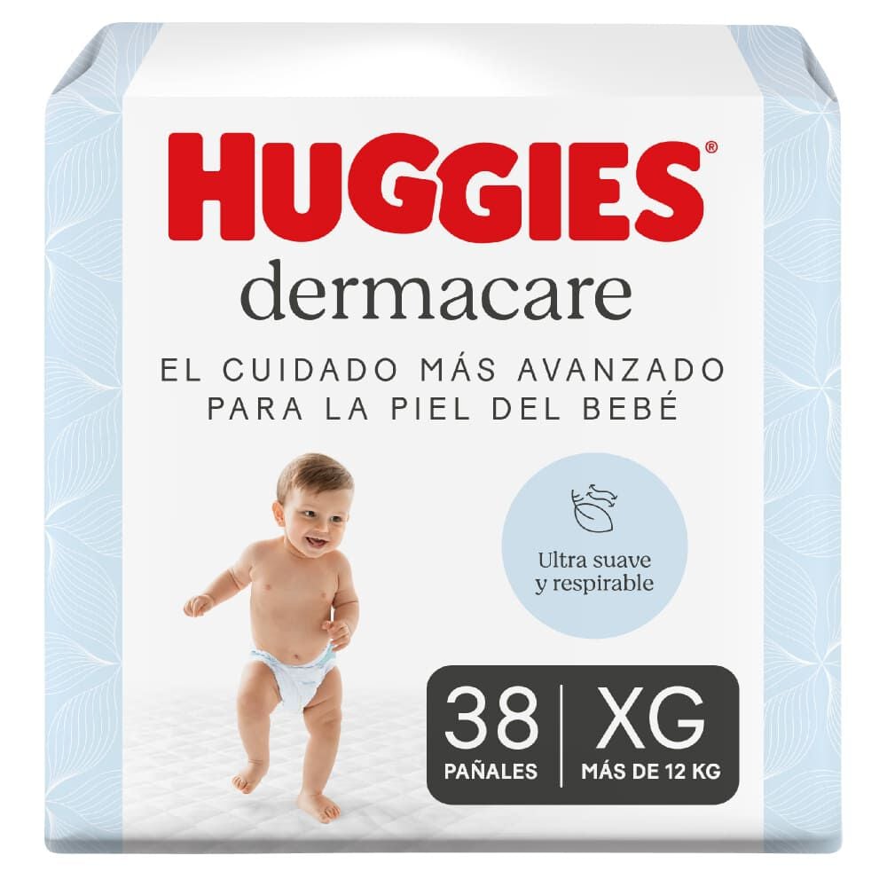 Pañales Huggies Dermacare 4/XG 38U