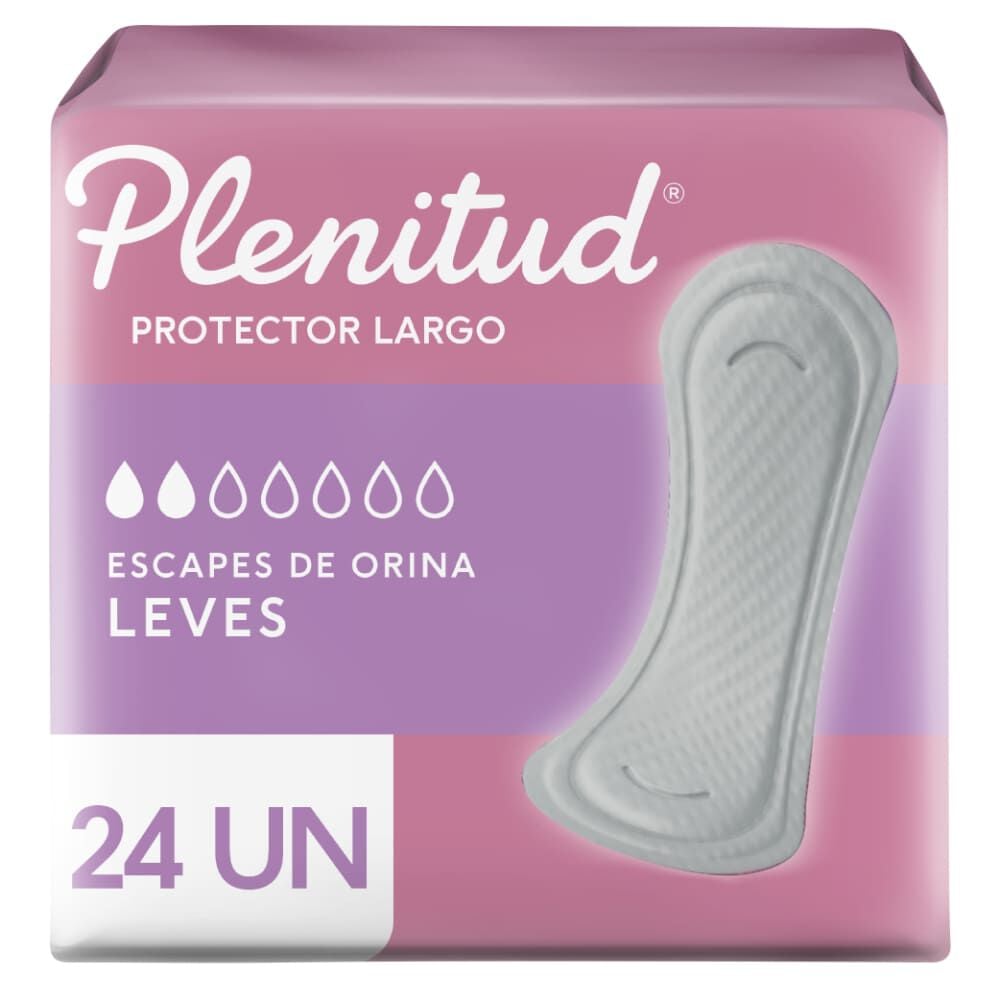 Protector Diario Largo Plenitud, 24 Un