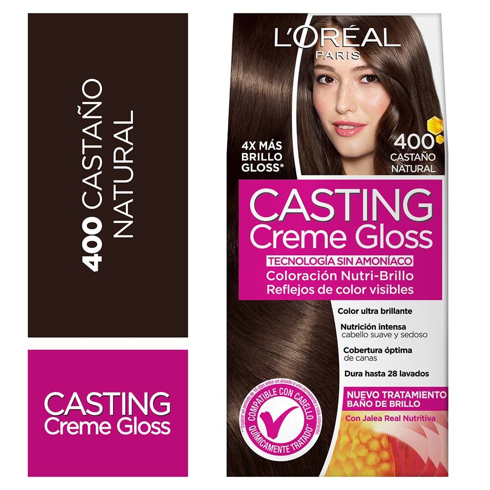 Coloración Creme Gloss 400 Castaño