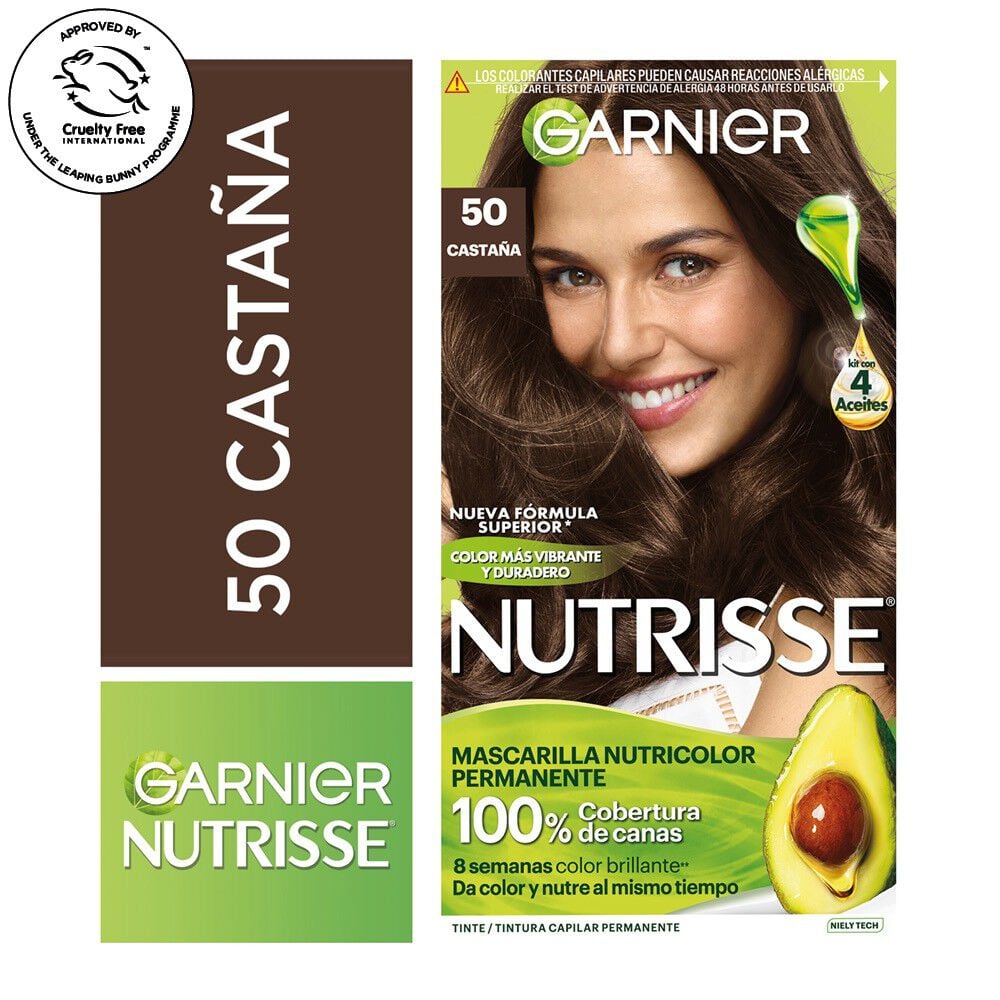 Coloración Garnier 50 Castaña