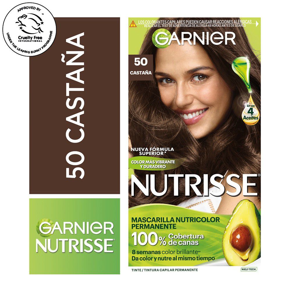 Coloración-Garnier-50-Castaña-imagen-1