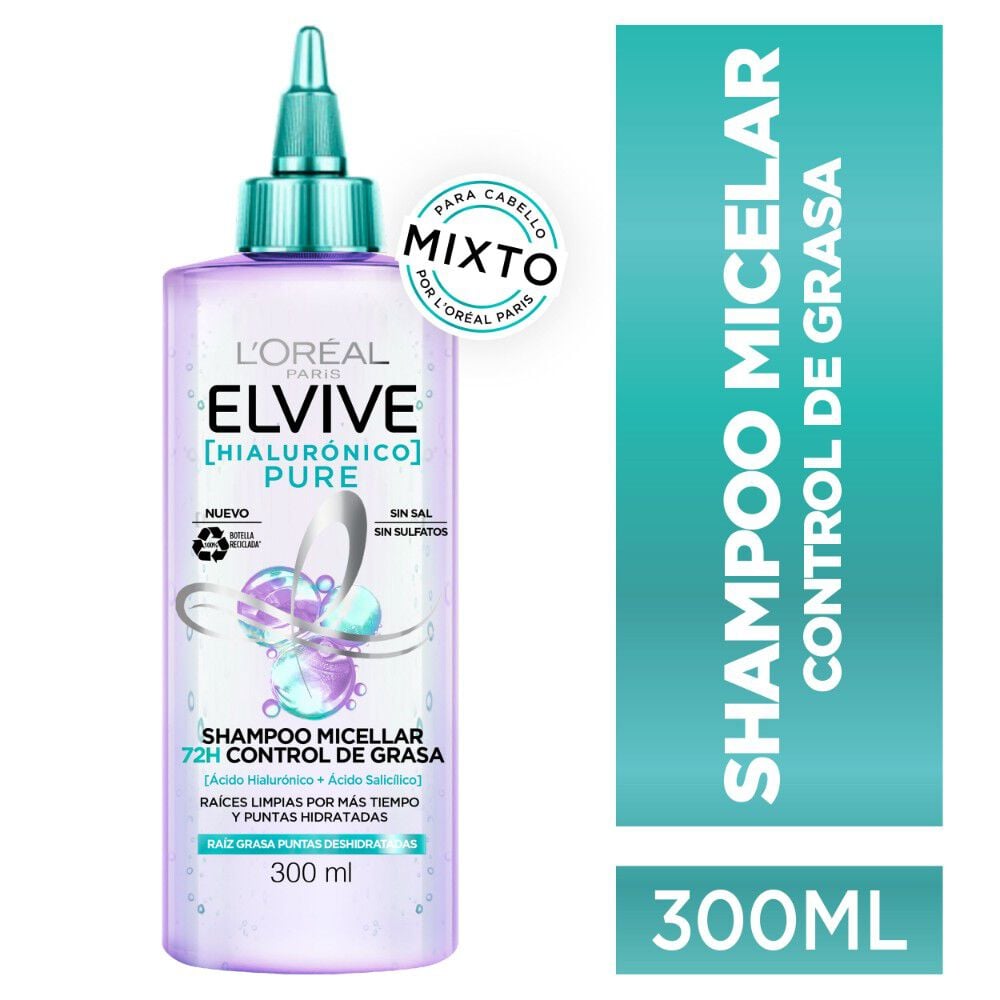 Shampoo Micelar Hialurónico Pure 300ml