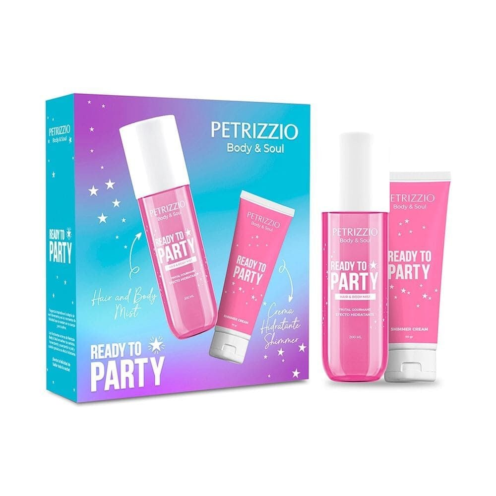 Set Body Mist Ready To Party + Crema Shimmer