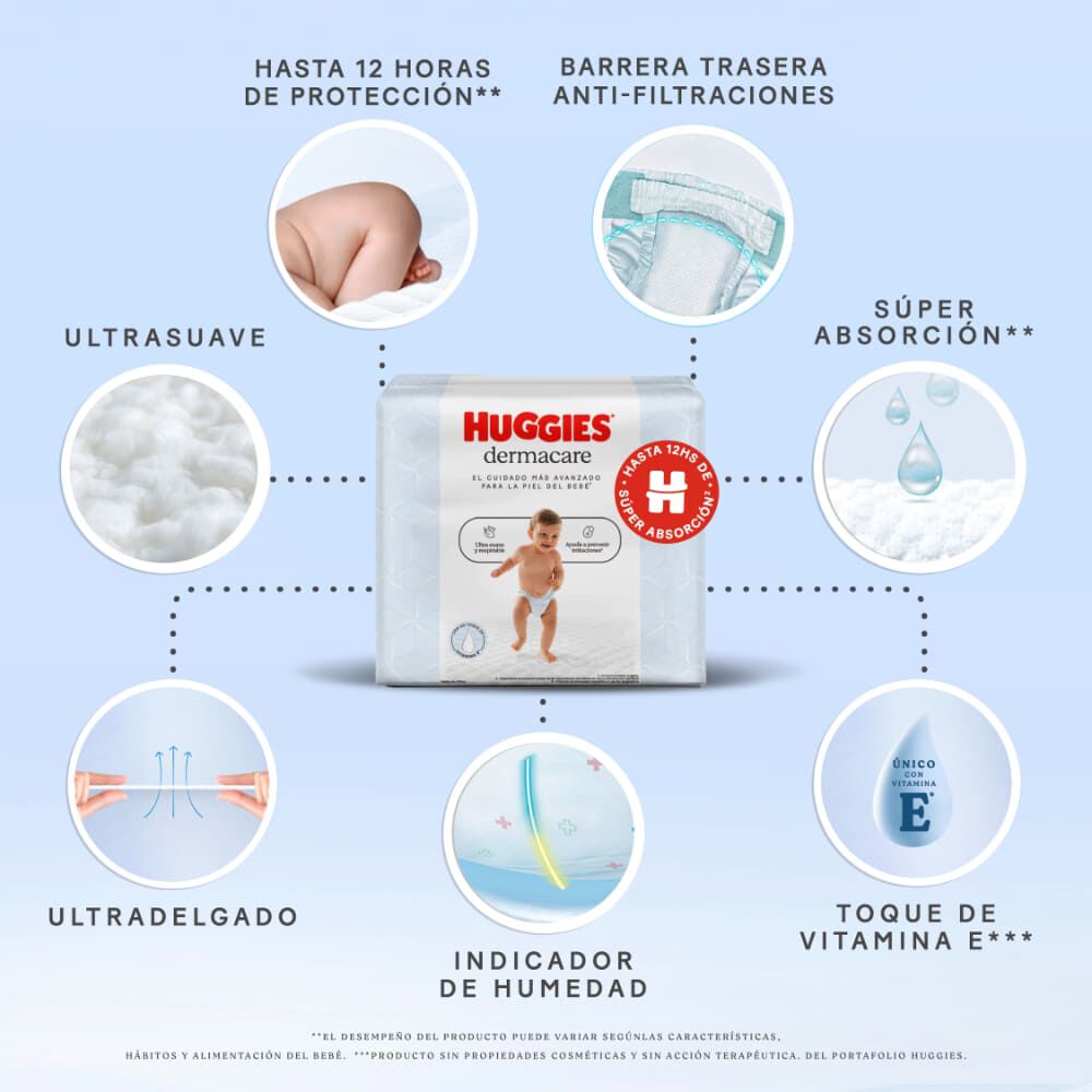 Pañales-Huggies-Dermacare-3/G-48U-imagen-5
