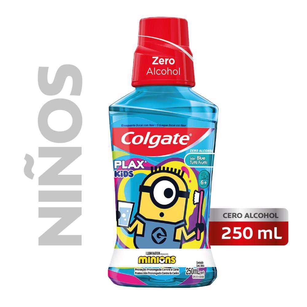 Enjuague Bucal Plax Kids Tutti Frutti 250 mL