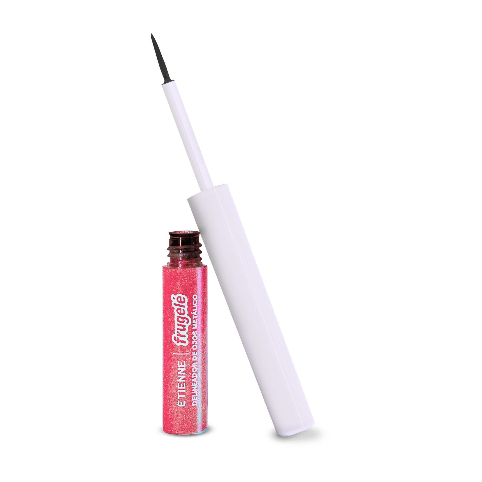 Delineador De Ojos Liquido Metalico Frugele Candy Pink