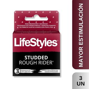 LifeStyle-Studded-Rough-Rider-3-Preservativos-imagen