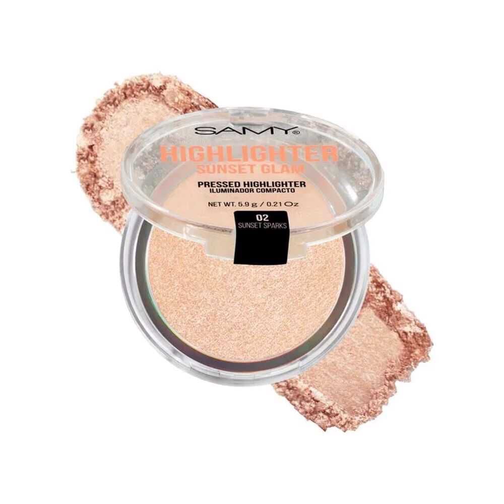 Iluminador Compacto Sunset Glam # 02 Sunset Sparks