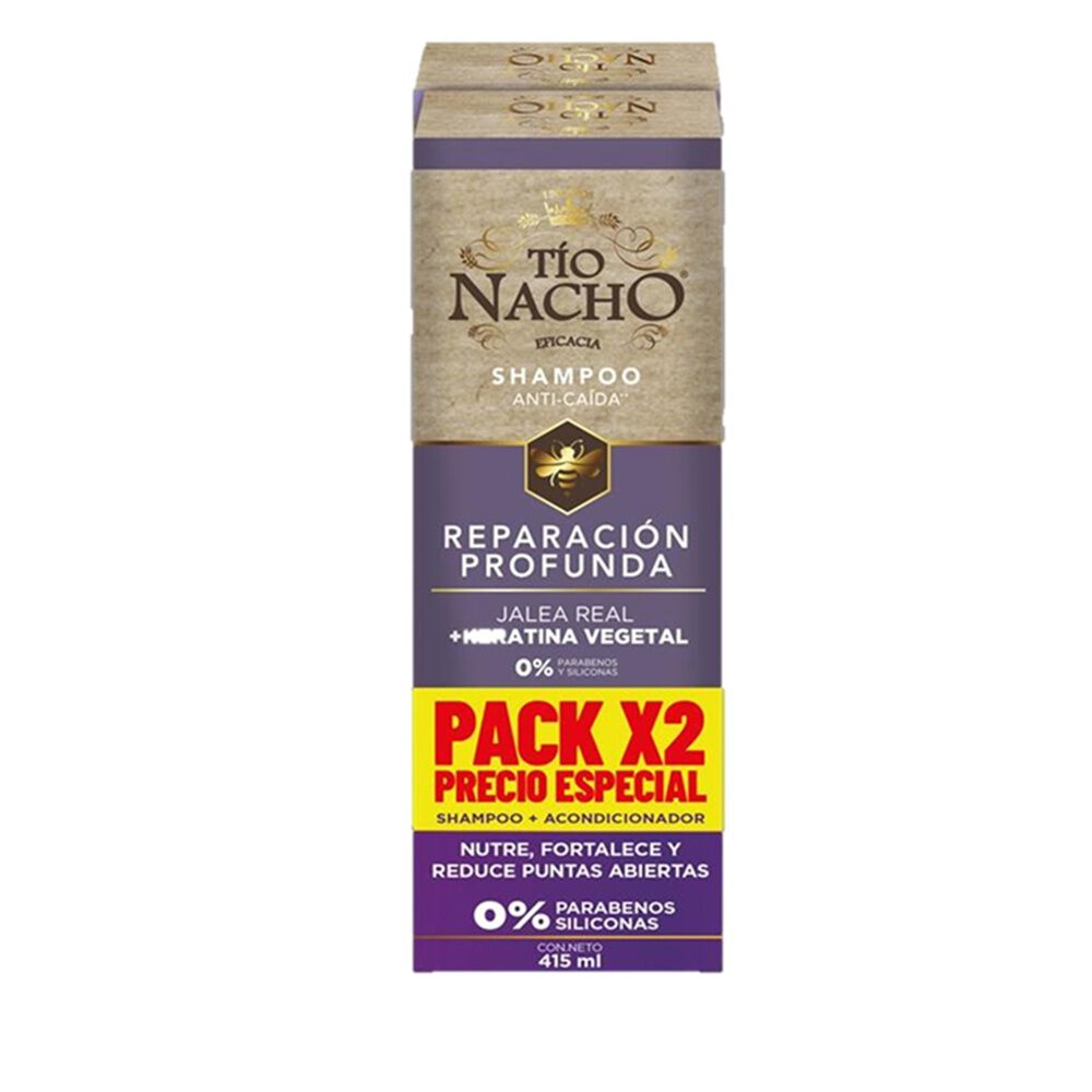 Pack Keratina Shampoo 415+ Acondicionador 415
