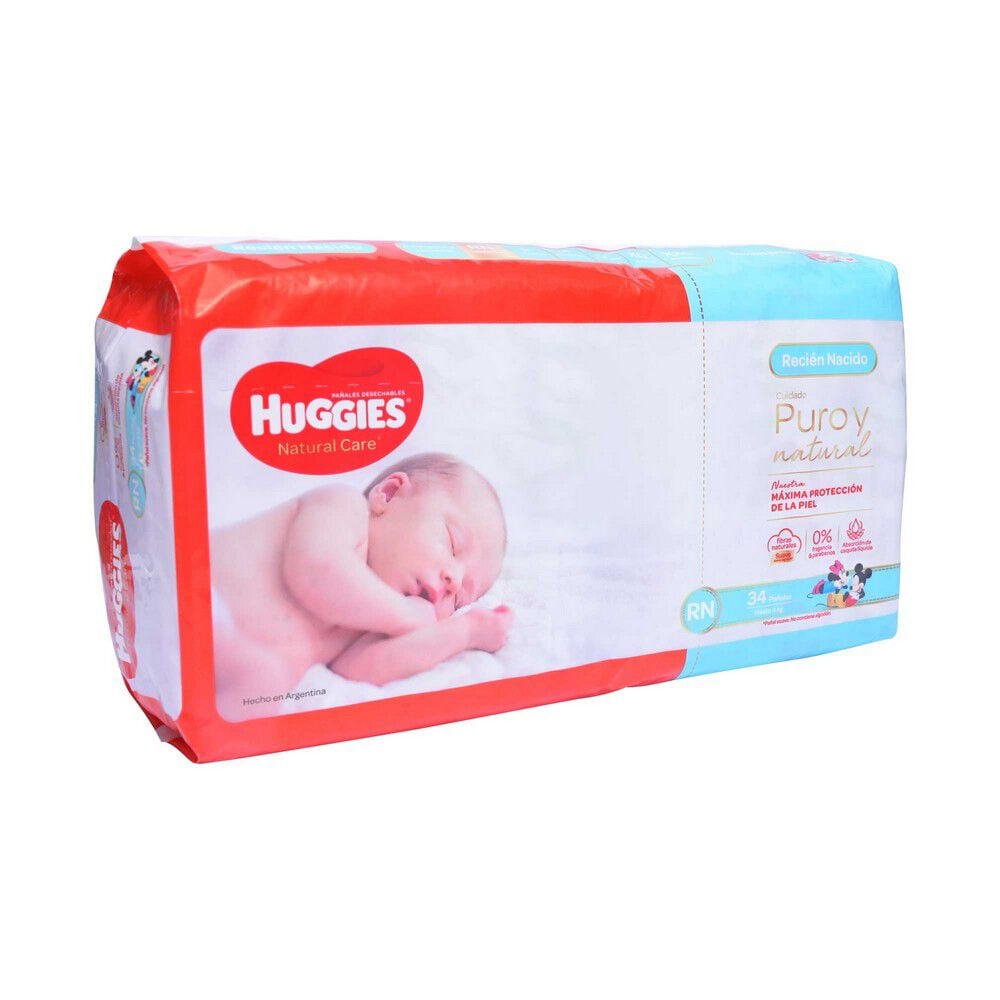 Huggies® Natural Care Recién Nacido