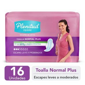 Toalla-para-Incontinencia-Urinaria-Plus-con-Alas-16-unidades-imagen