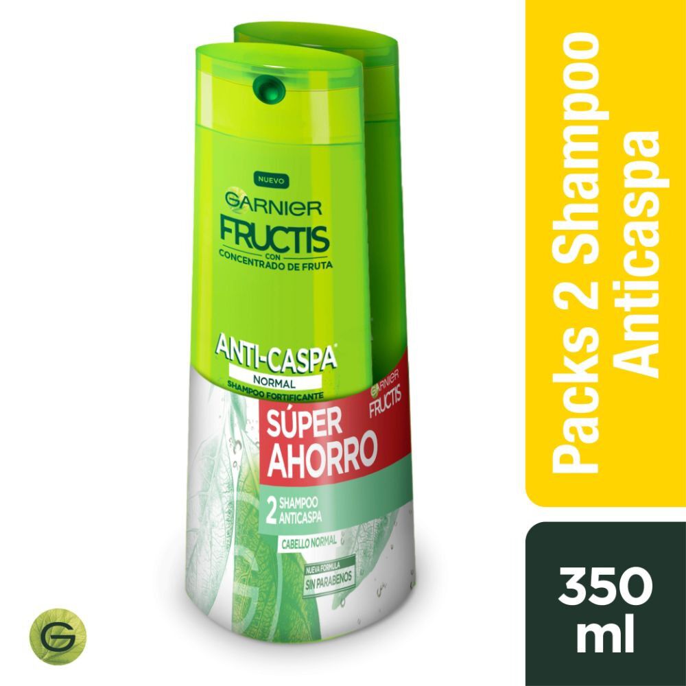 Pack Anticaspa Normal Shampoo Anticaspa Cabello Normal 350 mL + Shampoo 350 mL