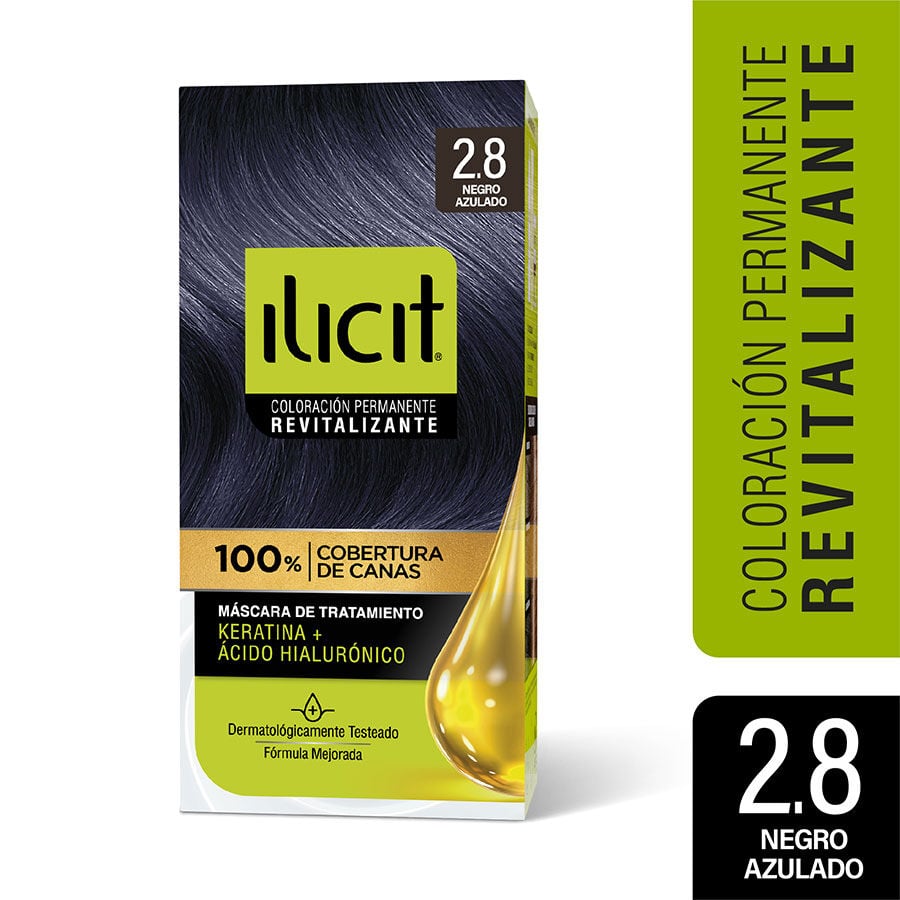 Tintura para Cabello 2/8 Negro Azulado 47 Gr