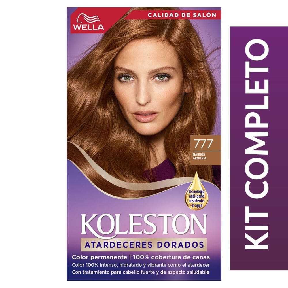 Tintura Permanente Kit 777 Marr¾n Armonia