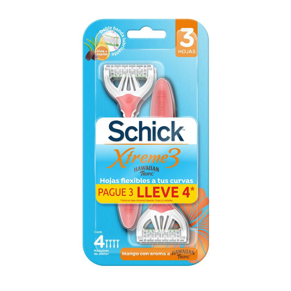 Maquina-Depilacion-Xtreme-Hawiian-Tropic-Lleve-4-Pague-3-imagen
