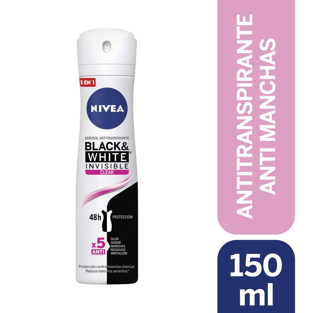 Desodorante-Spray-Invisible-Black-&-White-Clear-150-mL-imagen